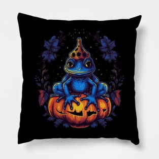 Frog Halloween Pillow