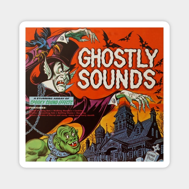 Ghostly Sounds Magnet by Doc Multiverse Designs