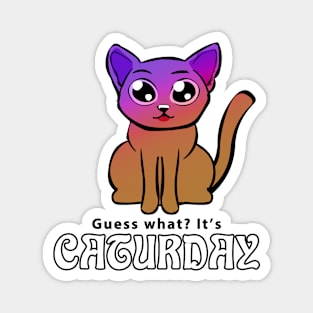 Guess what? It's Caturday Magnet