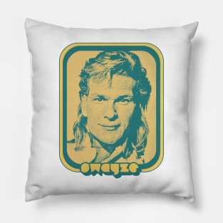 Patrick Swayze /// Retro 80s Fan Aesthetic Design Pillow