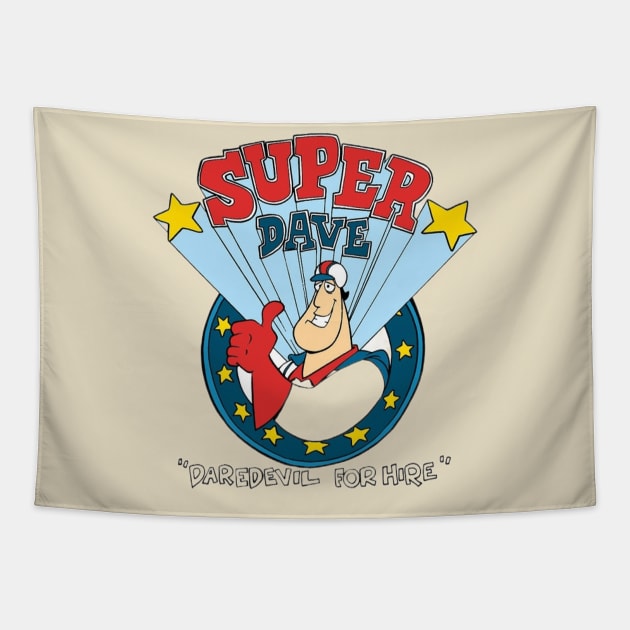 Super Dave!! Tapestry by AlphaNerdsUnited