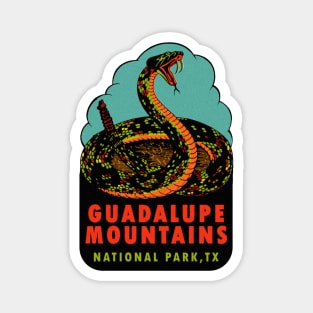 Guadalupe Mountains National Park Texas Vintage Magnet