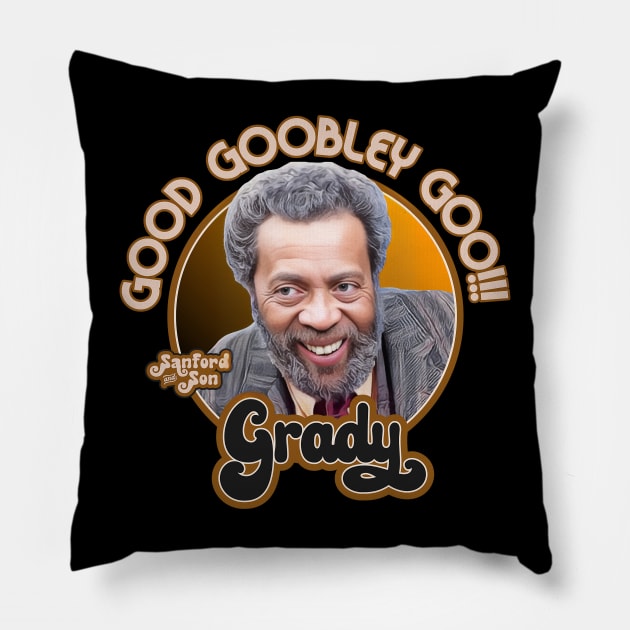 Grady Wilson "Good Goobley Goo!!!" Pillow by darklordpug