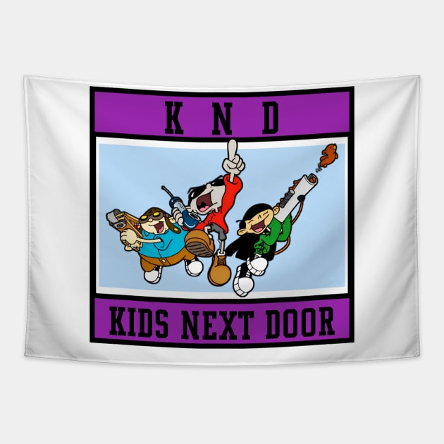 kids next door Tapestry by youne street