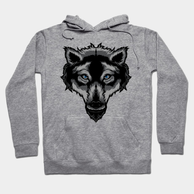 black wolf hoodie