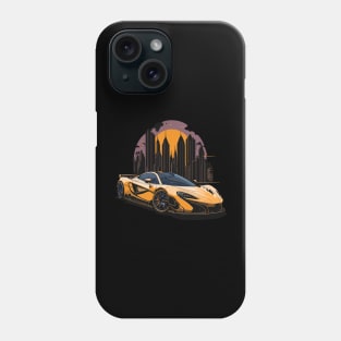 McLaren P1 Vintage Car Art Phone Case