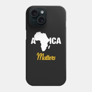 black Africa Matters Phone Case