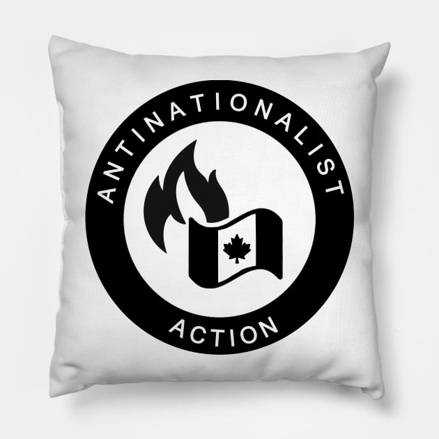 Anti nationalist action Pillow by annearchet