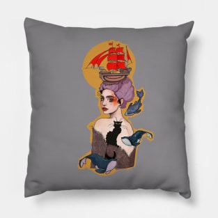 Sea Girl Pillow