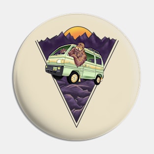 Sasquatch Acty Van Life Pin