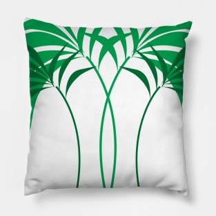 green palm trees design Pillow