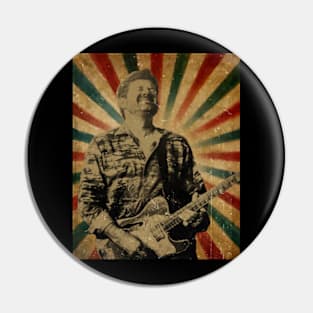 Tab Benoit Performance - Photo Vintage Retro Look Fan Design Pin