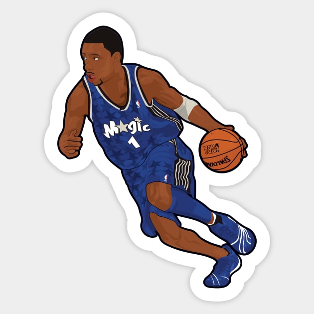 Tracy McGrady Houston Jersey Qiangy - Tracy Mcgrady - Sticker