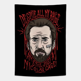 Nicolas Rage Cage Tapestry