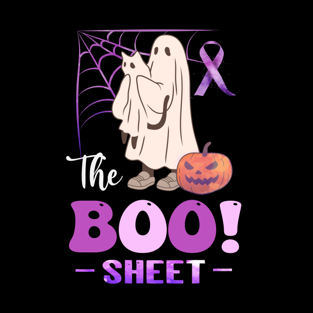 The boo sheet - Domestic Violence - Halloween Purple Ribbon by CoolFuture