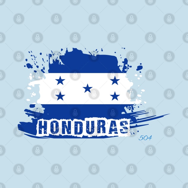 Honduras Flag Azul 001 by CA~5