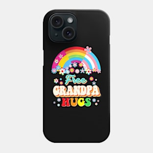 Free Grandpa Hugs LGBTQ Transgender Pansexual LGBT Phone Case