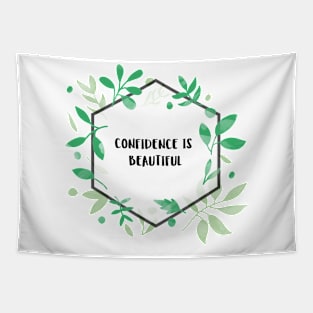 Confidence Is Beautiful Self Empowerment Tapestry