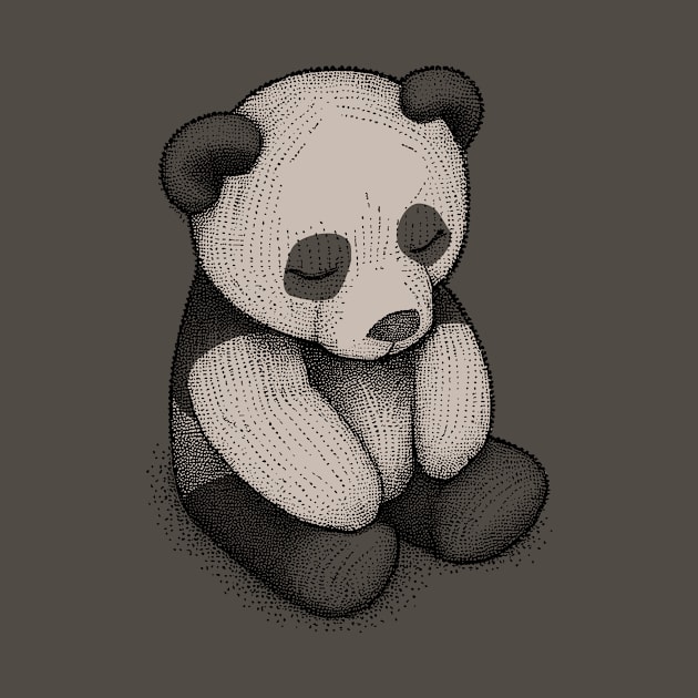 Sleeping Panda by w-things