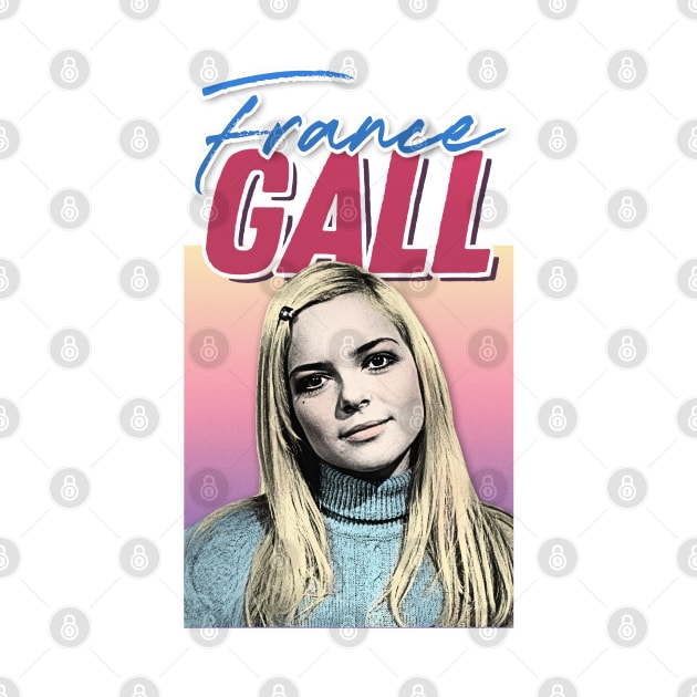 France Gall / 60s Style Retro Fanart Design by DankFutura