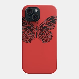 Black butterfly Phone Case