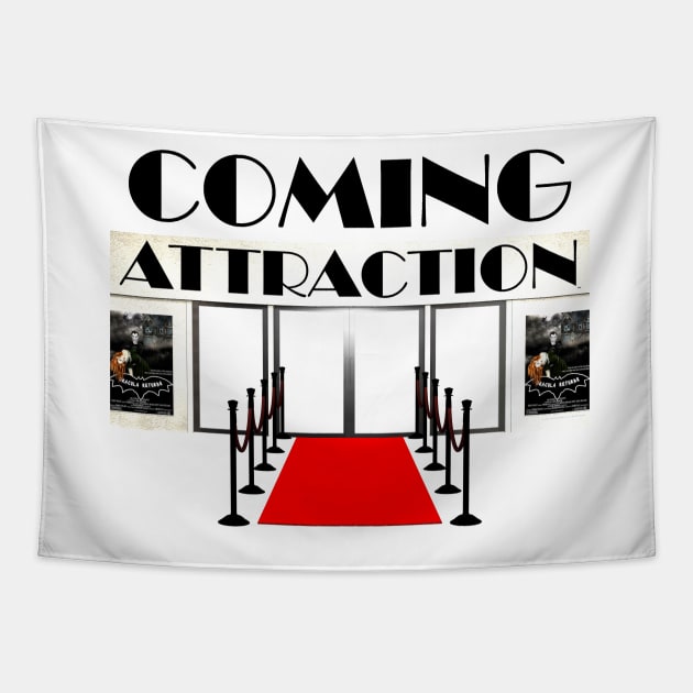 Red Carpet Slogan Tapestry by teepossible