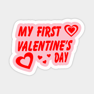 My First Valentine's Day Magnet