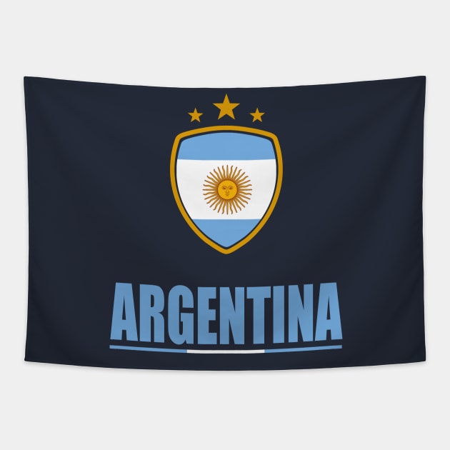 ARGENTINA Tapestry by VISUALUV