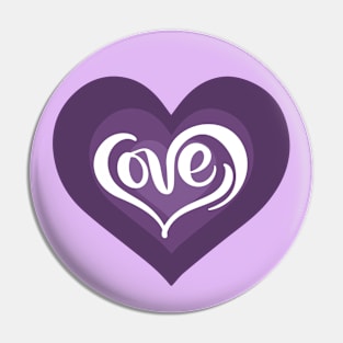 Purple Love Pin