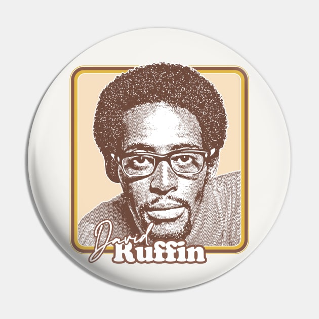 David Ruffin /// Retro Soul Fan Design Pin by DankFutura