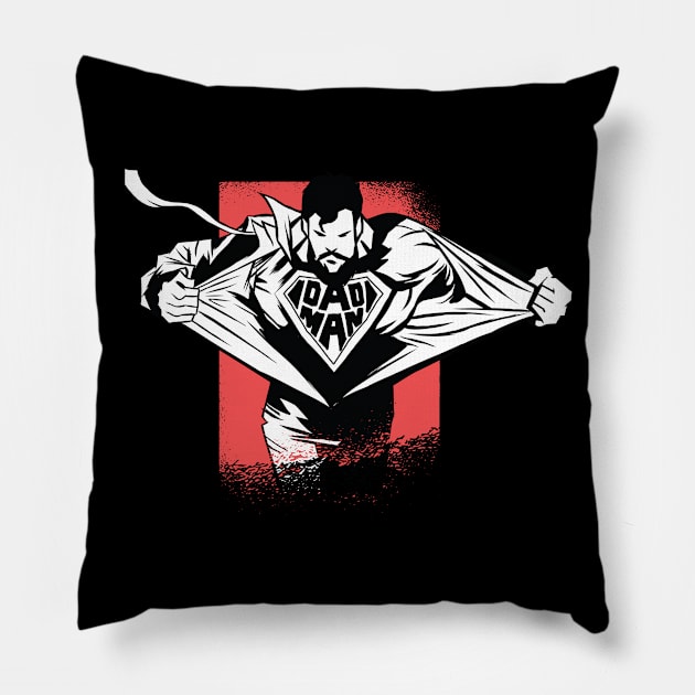 Best dad ever - my father is the best hero Pillow by Midoart