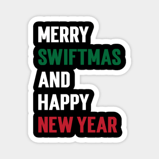 Merry Swiftmas And Happy New Year Magnet