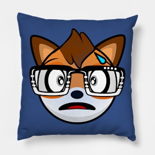 Shocked Fox Robin Pillow