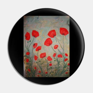 Poppies Pin