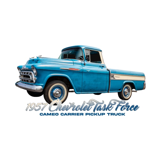 1957 Chevrolet Task Force Cameo Carrier Pickup Truck by Gestalt Imagery