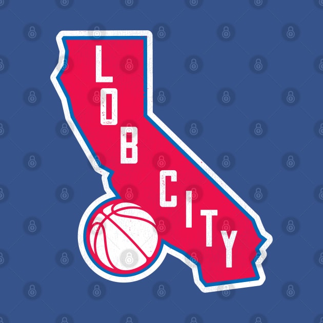 Lob City Basketball State Outline by darklordpug