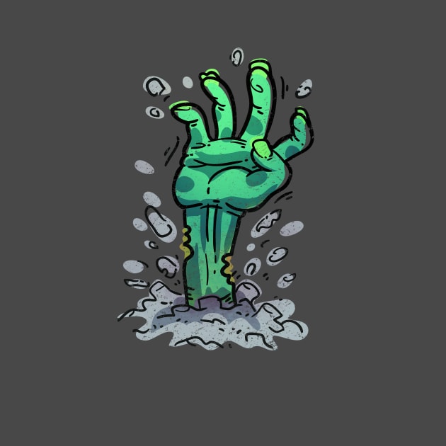 Cartoon Zombie Hand by Voysla