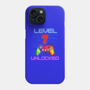 Level Unlocked Ultimate Gamer Graphic “7” Phone Case