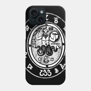 Esoteric shirt - Abraxas Gnostic God symbol Occult Alchemy Gnosticism mythology Phone Case