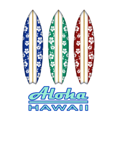 Aloha HAWAII Surf Boards Magnet