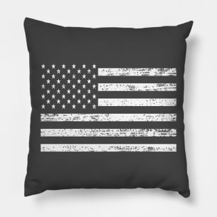 Patriotic Subdued American Flag Pillow