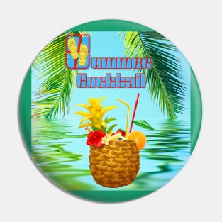 Summer Cocktail Pin