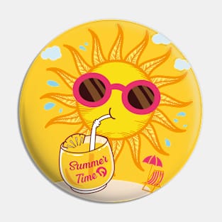 Summer Time Pin