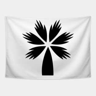 Harvest New Palms Black Tapestry