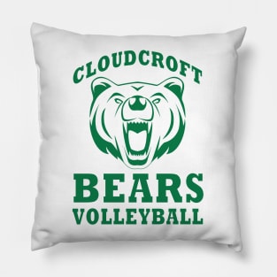 Cloudcroft Bears Volleyball (Green) Pillow