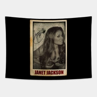 Pop Royalty " Quuen of Pop " // Janet Jackson Retro Tapestry