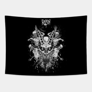 Dragon Skull Play Rush Tapestry