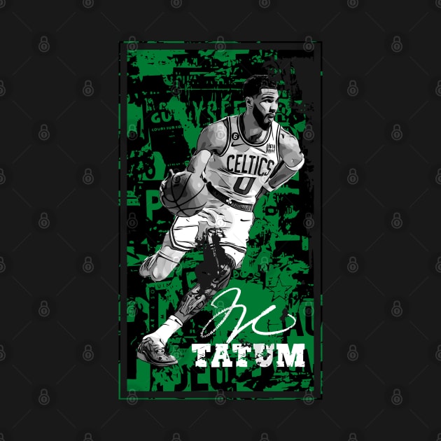 Jayson Tatum Basketball by Playful Creatives