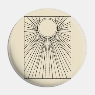 Geometry of the sun Pin