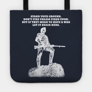 Stand Your Ground (Large Light Design) Tote